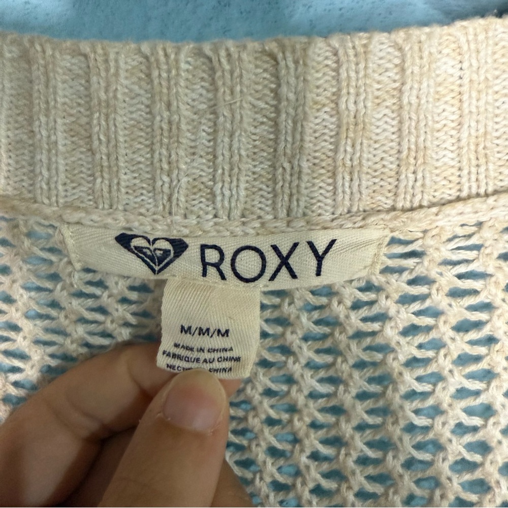 Roxy Open Weave Long Cardigan - Picture 6 of 6